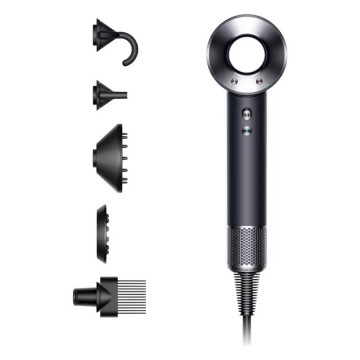 Dyson HD07 Supersonic Ionic Επαγγελματικό Πιστολάκι Μαλλιών με Φυσούνα 1600W Black / Nickel